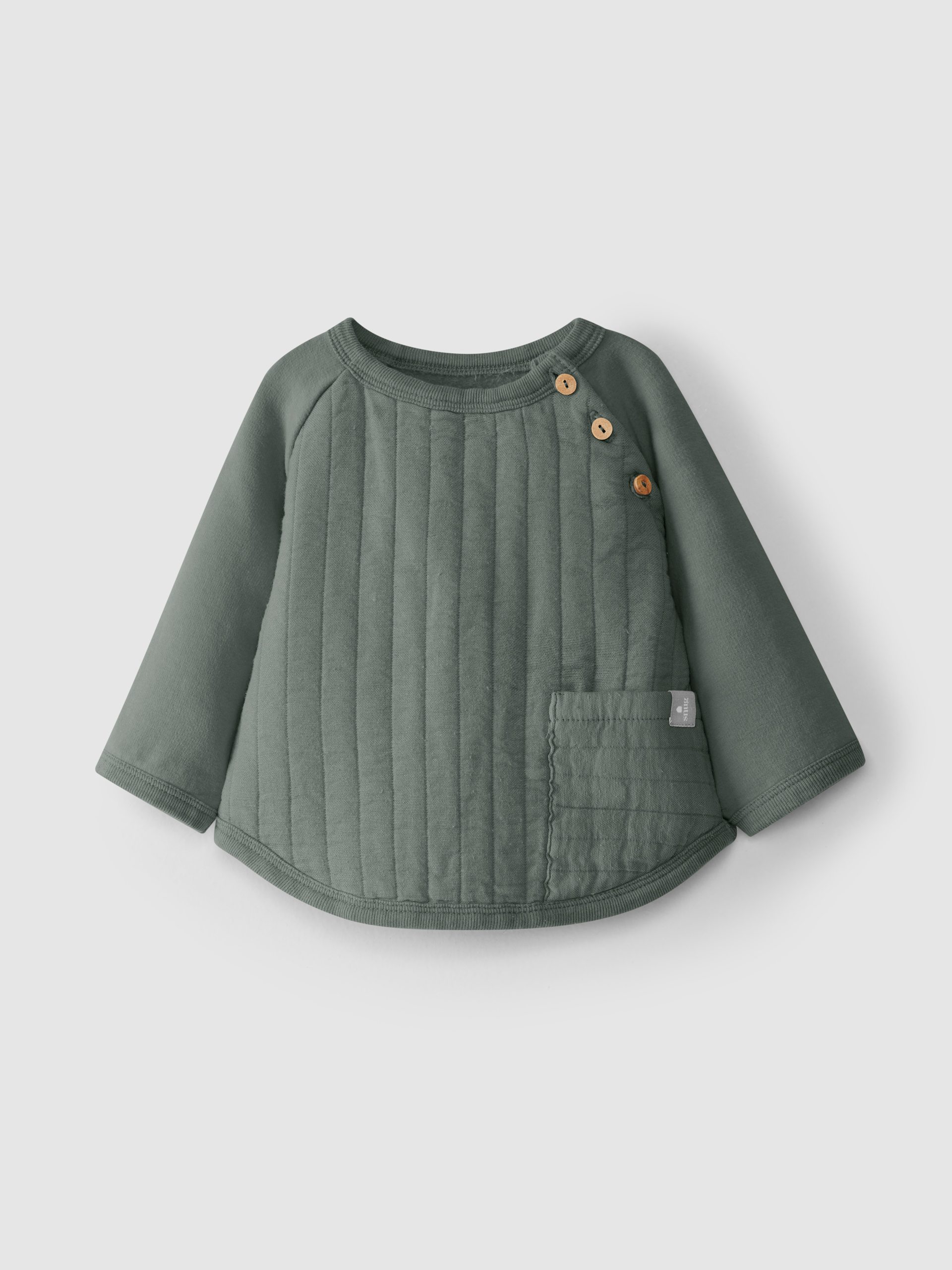 Camisola em felpa com gaze dupla