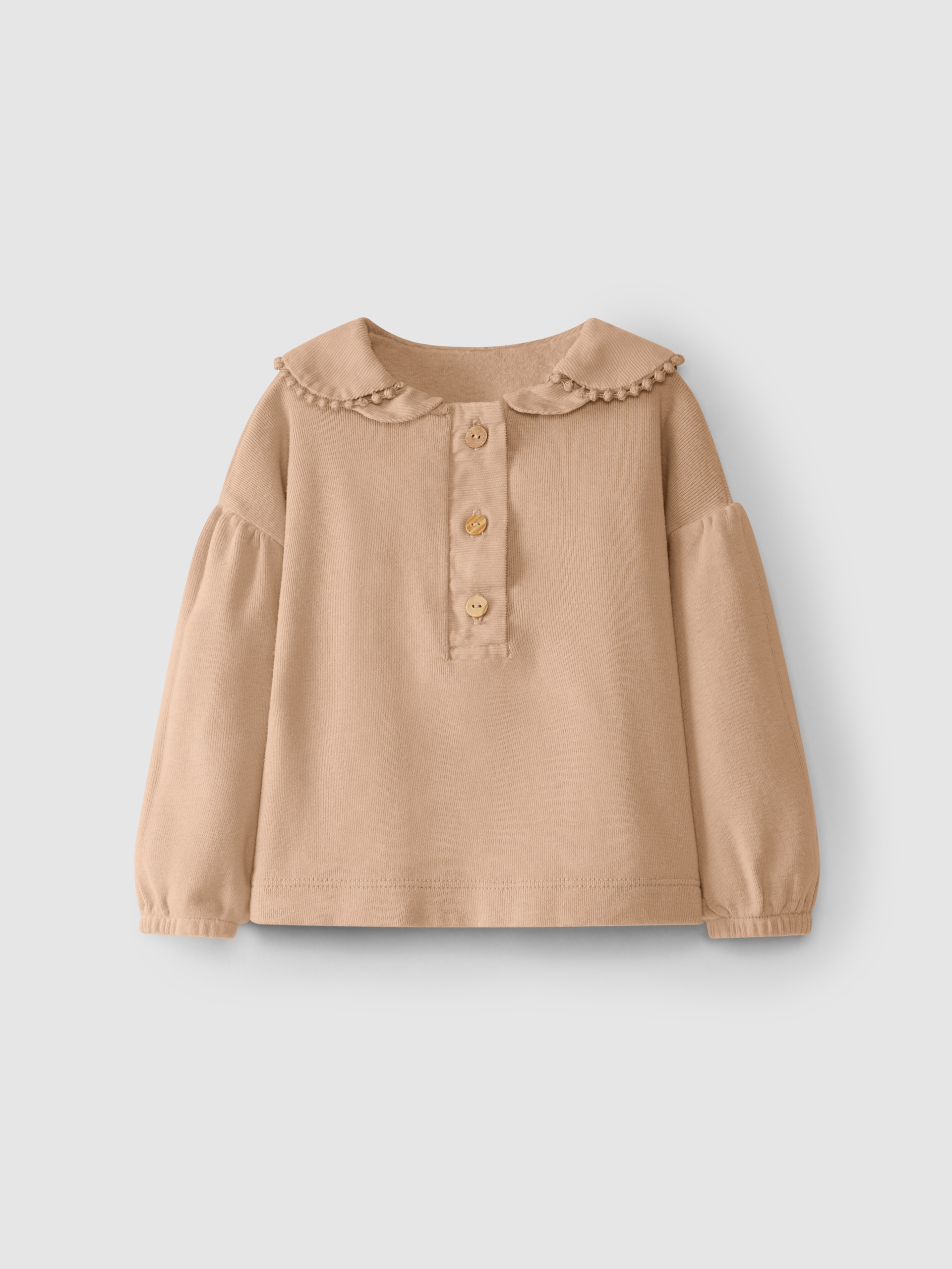 Jersey efecto cuello doble