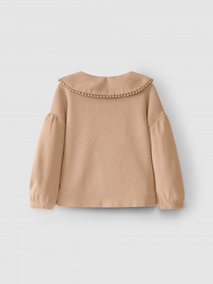 Jersey efecto cuello doble Jersey efecto cuello doble