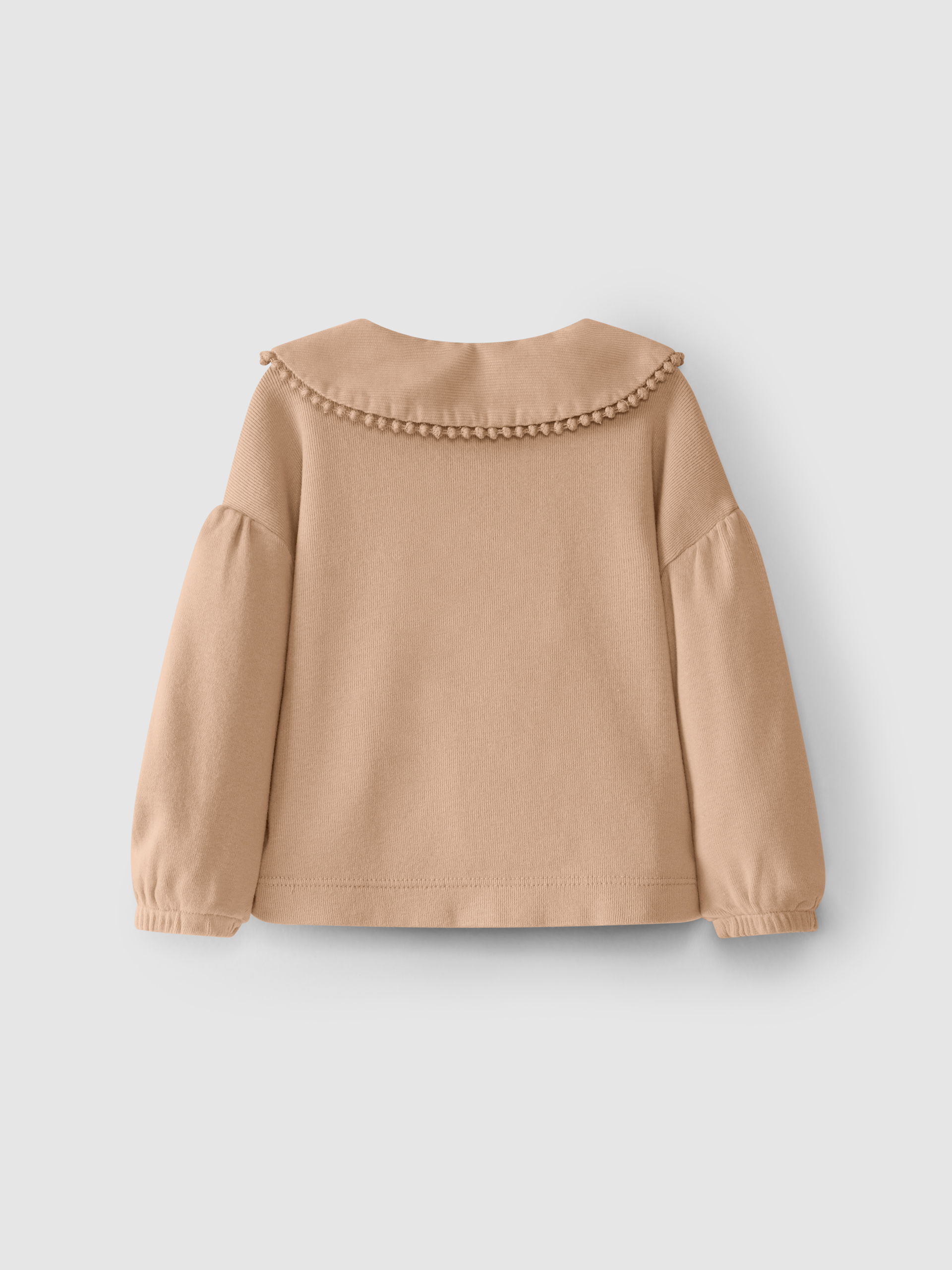 Jersey efecto cuello doble