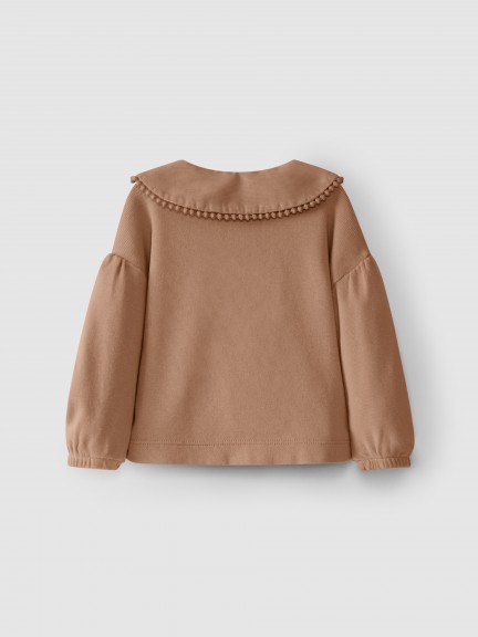 Jersey efecto cuello doble Jersey efecto cuello doble