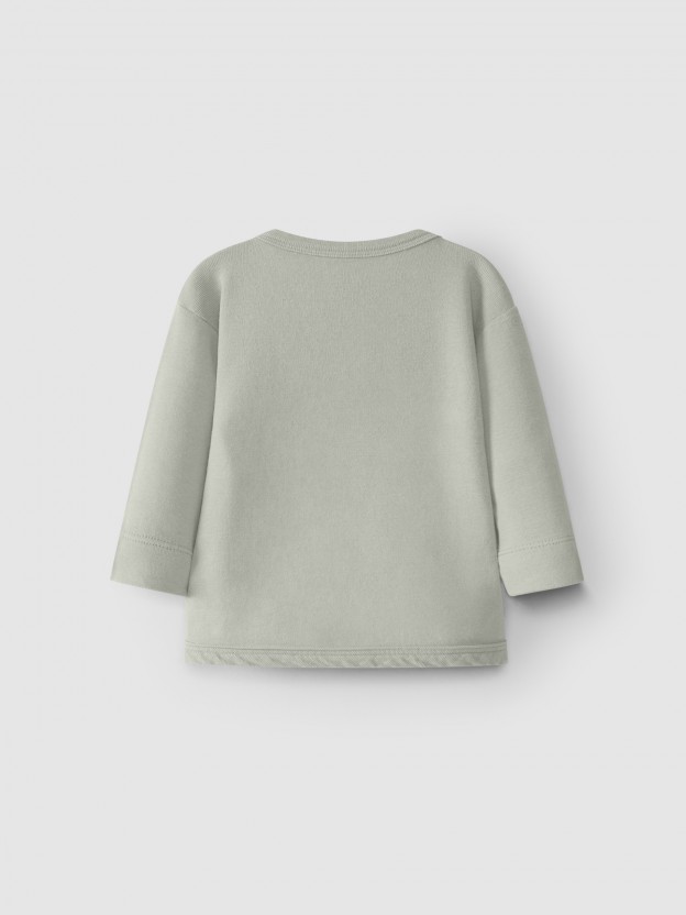 Sweater plain carded jersey