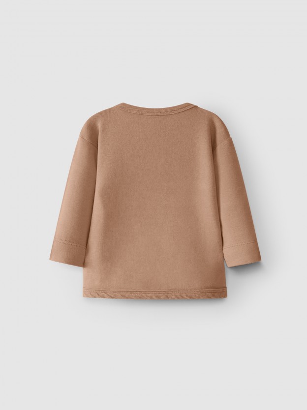 Sweater plain carded jersey