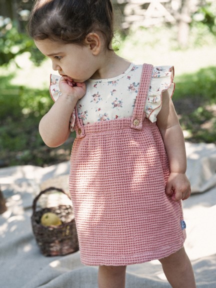 Blouse organic cotton flowers Blouse organic cotton flowers