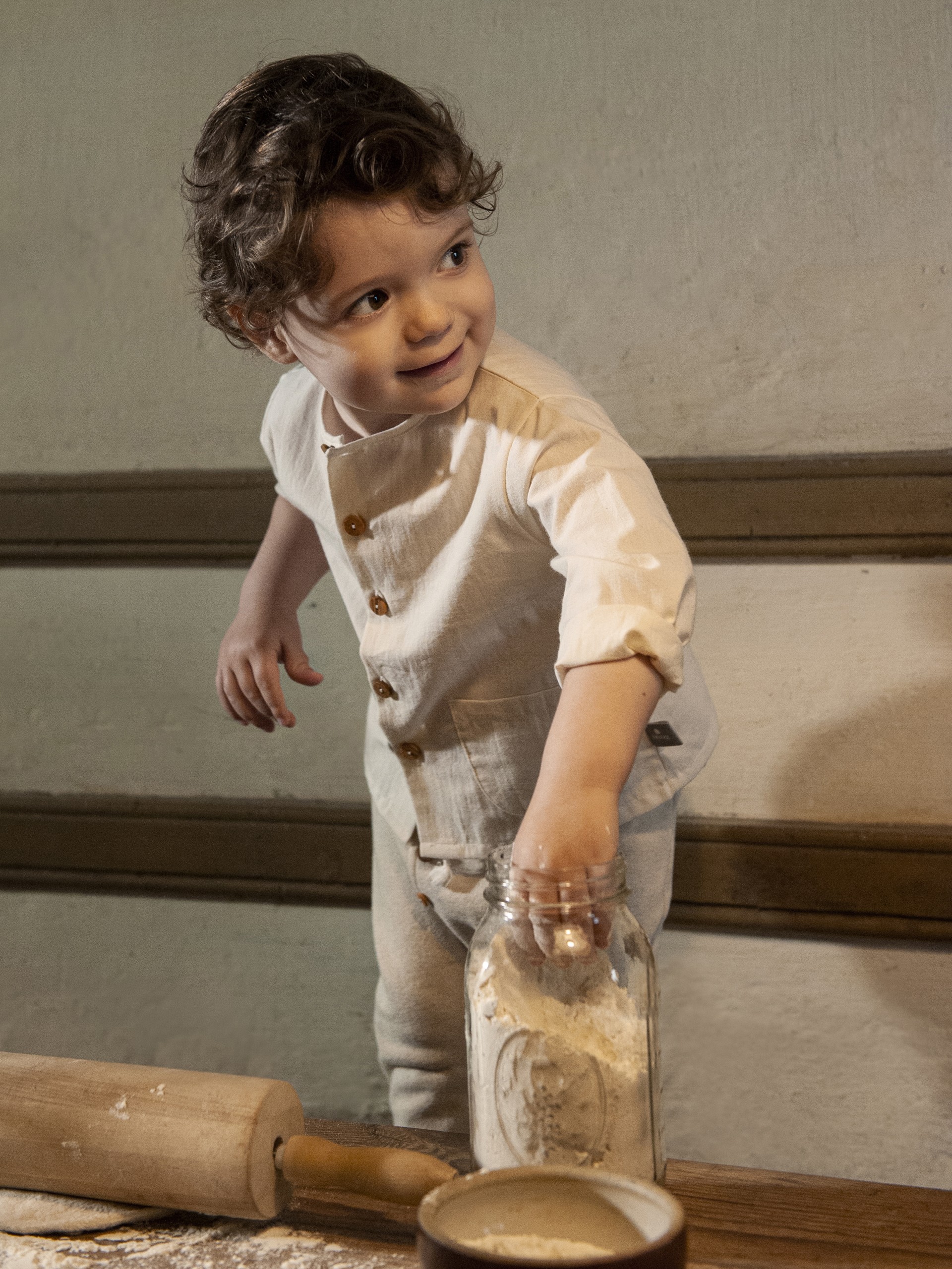 Organic cotton shirt with pocket