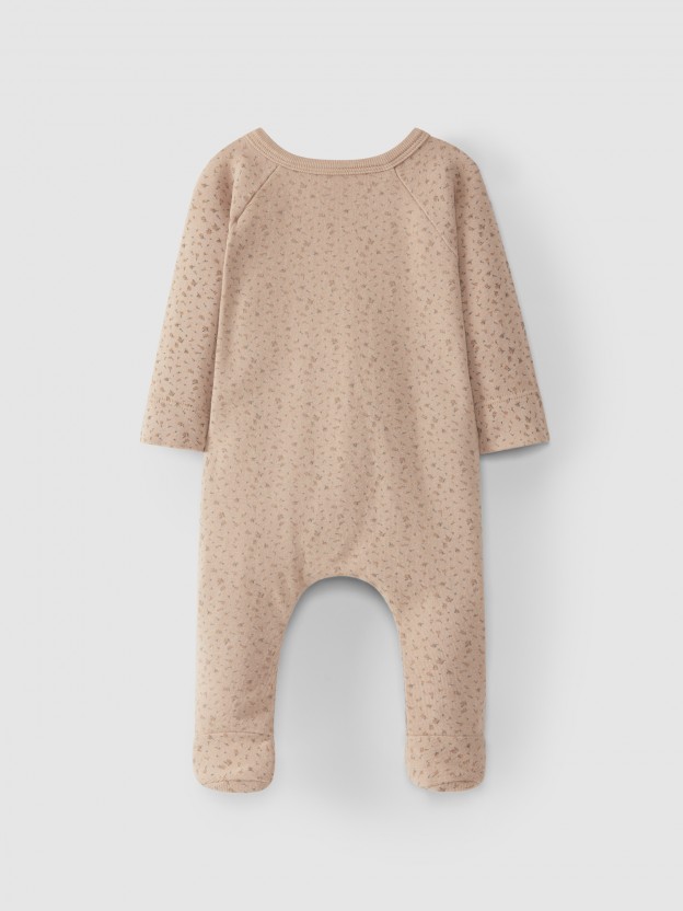 Babygrow estampado algodão orgânico Babygrow estampado algodão orgânico