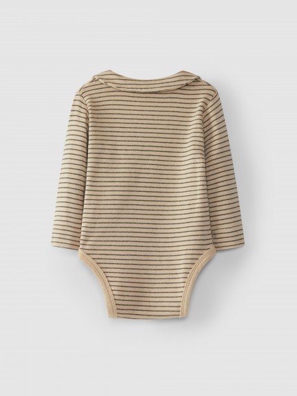 Bodysuit round neck in organic cotton Bodysuit round neck in organic cotton