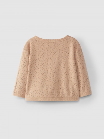 Casaco algodão orgânico malha dupla Casaco algodão orgânico malha dupla