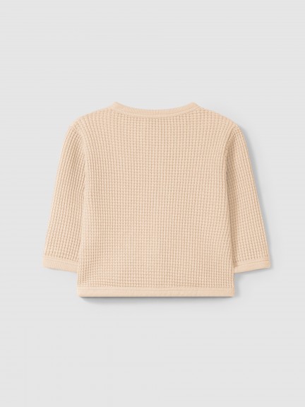 Waffle weave coat Waffle weave coat