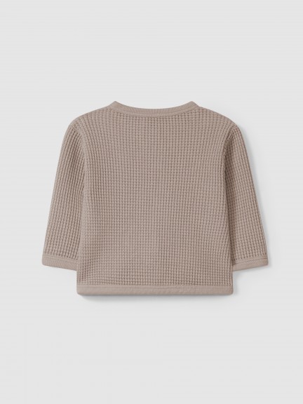 Abrigo en punto gofre Abrigo en punto gofre