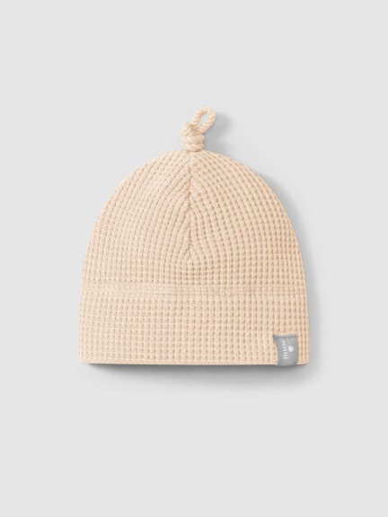 Gorro malha waffle com n