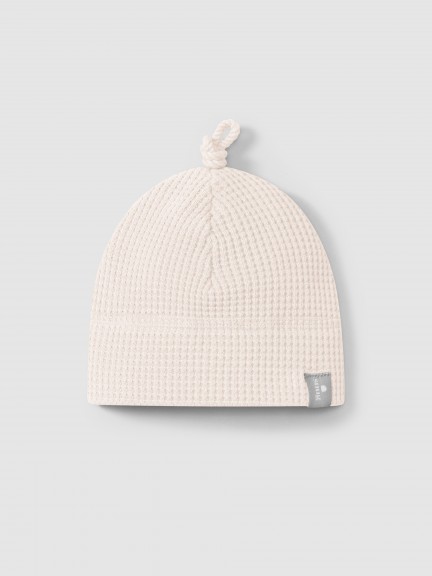 Gorro malha waffle com n