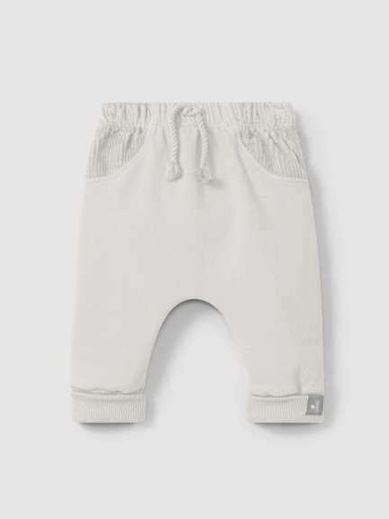 Plush pull-up pants