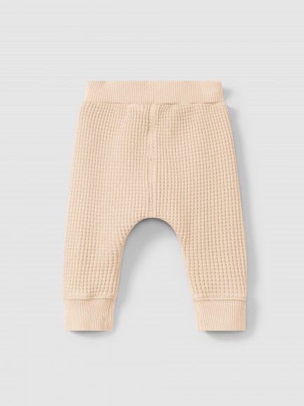 Leggings em malha waffle Leggings em malha waffle