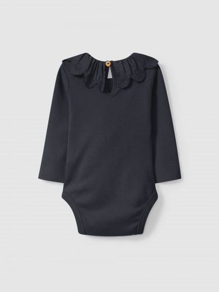 Body cuello de volante bordado inglés Body cuello de volante bordado inglés