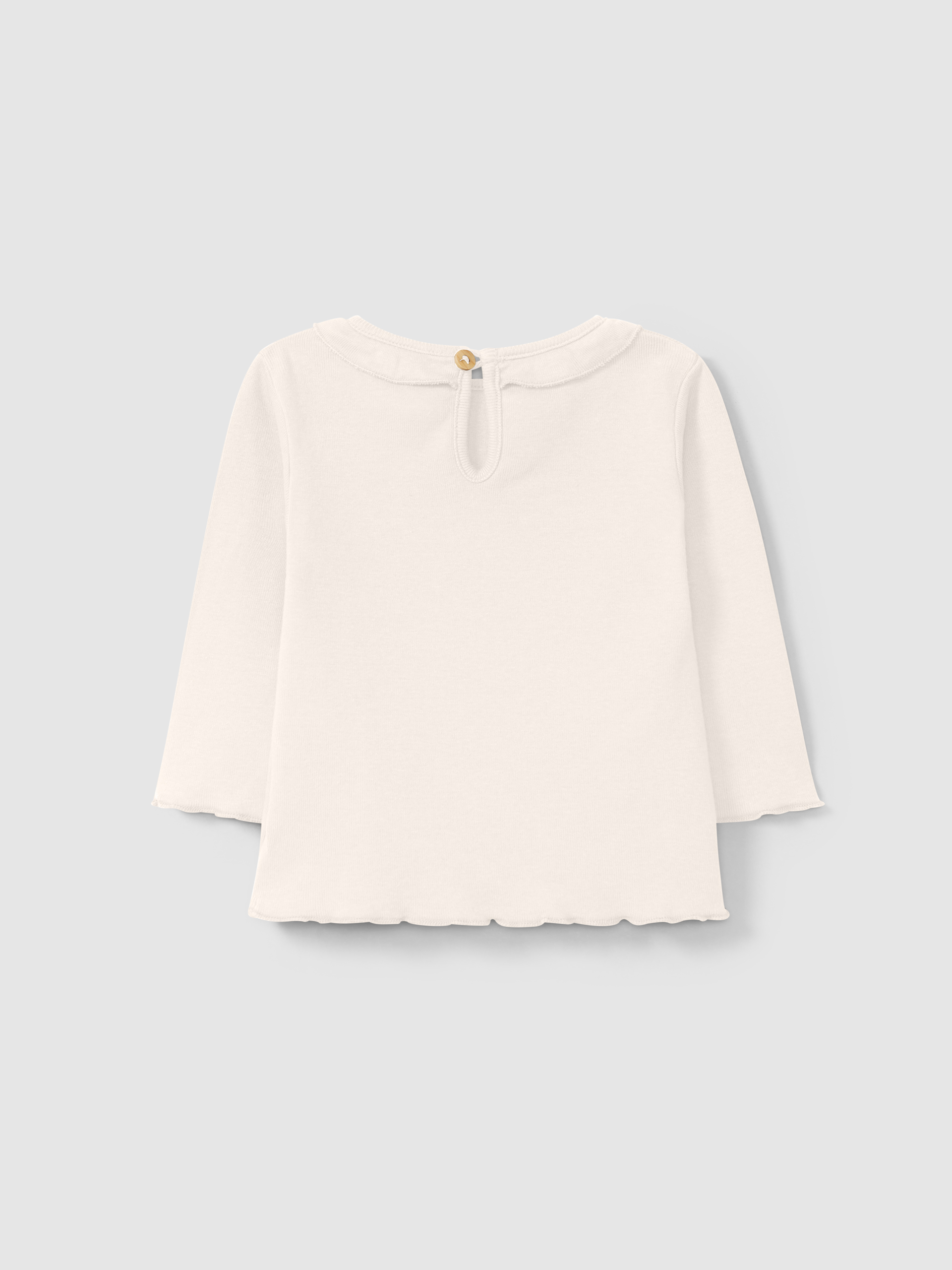 Longsleeve with ruffled collar