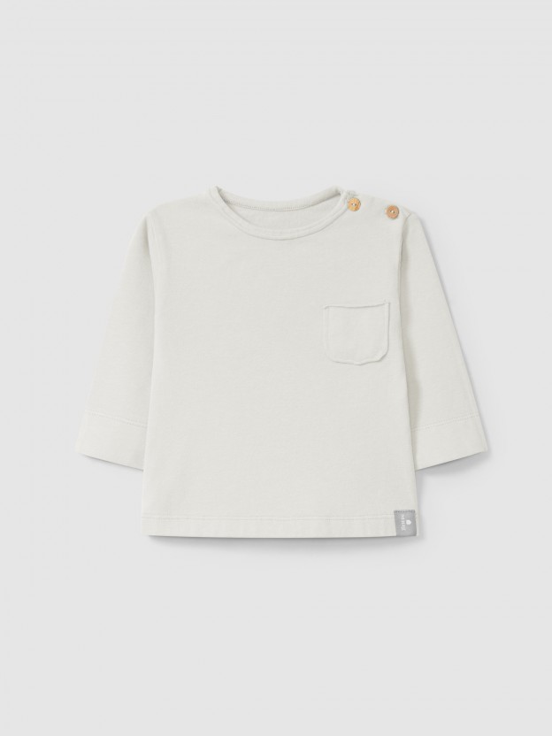 Longsleeve com bolso