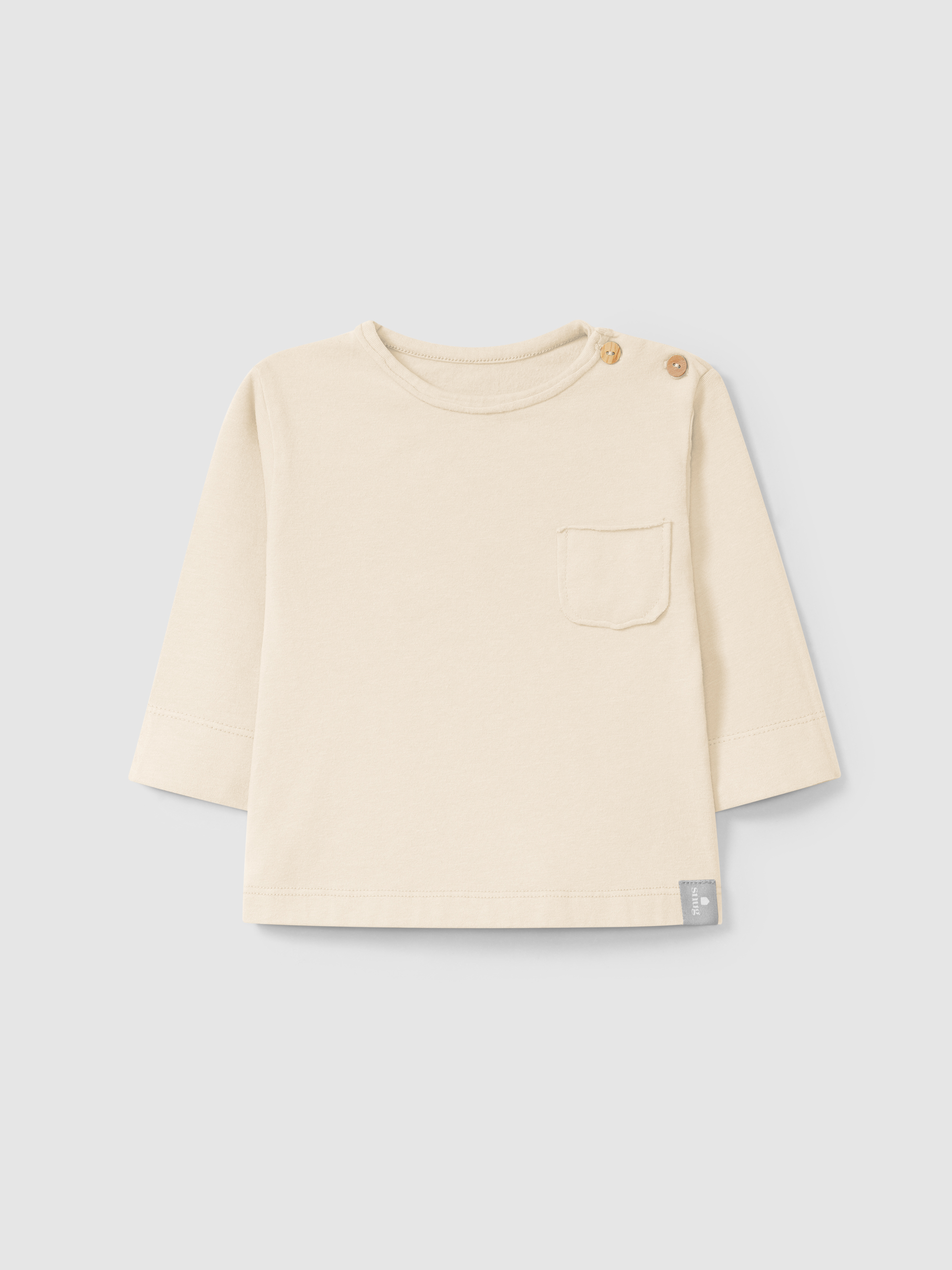 Manga larga con bolsillo