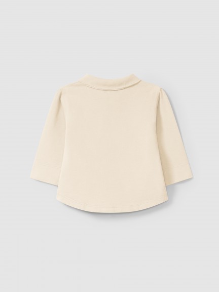 Longsleeve with pointy collar Longsleeve with pointy collar