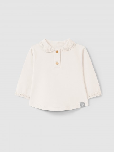 Longsleeve with lace detail