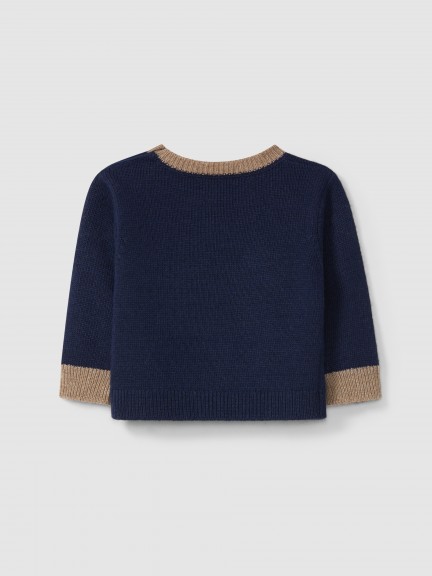 Camiseta de punto jacquard de perro Camiseta de punto jacquard de perro