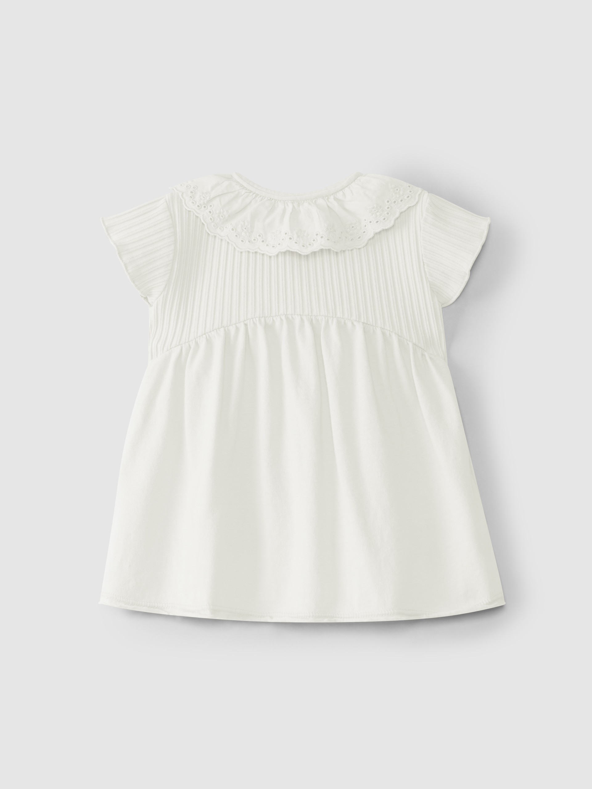 Dress English embroidery collar