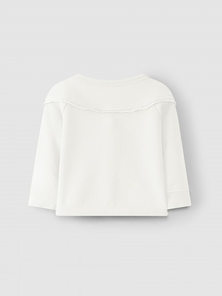 Abrigo de felpa de encaje de crochet Abrigo de felpa de encaje de crochet