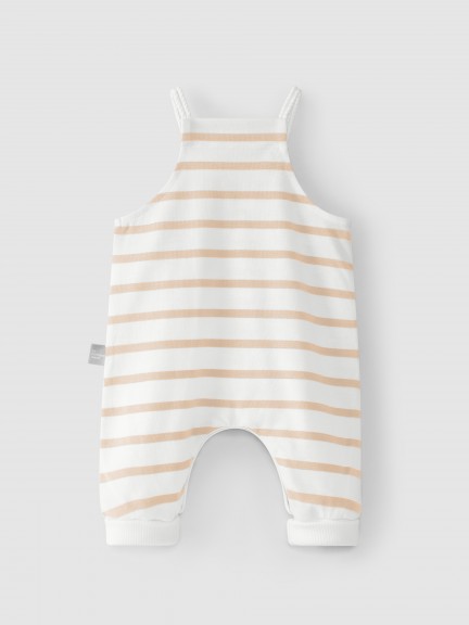 Jardineiras riscas com bolsos Jardineiras riscas com bolsos