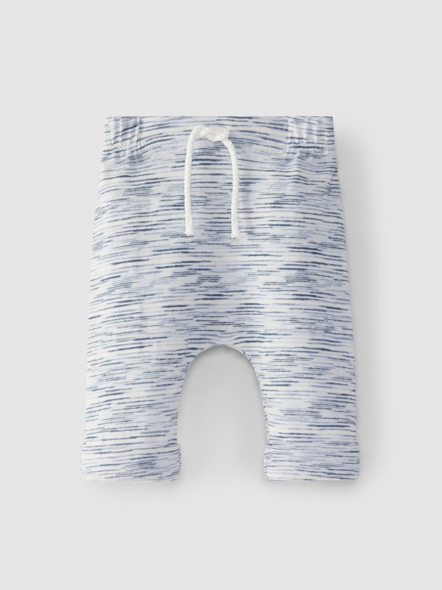 Jersey pull-up pants