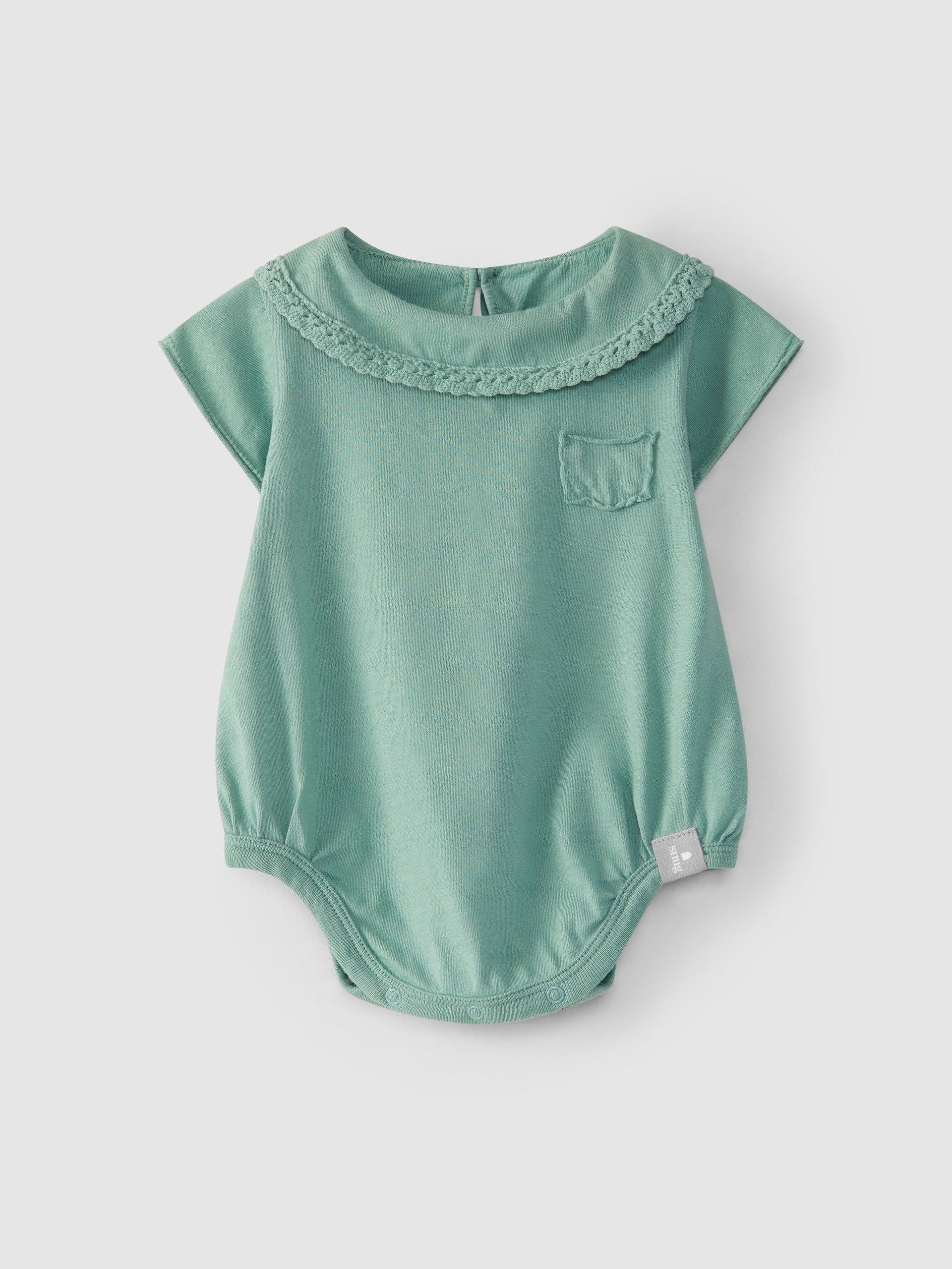 Body gola em renda de croché