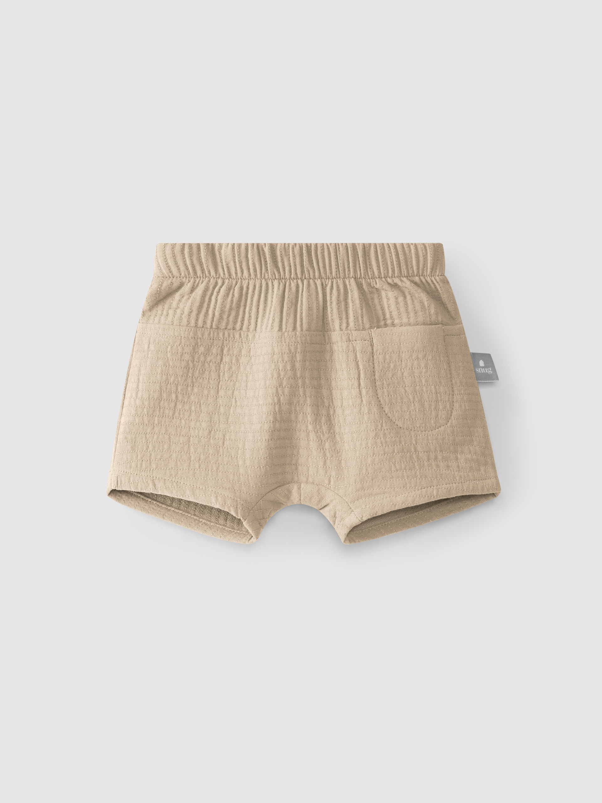 Plain shorts with pocket