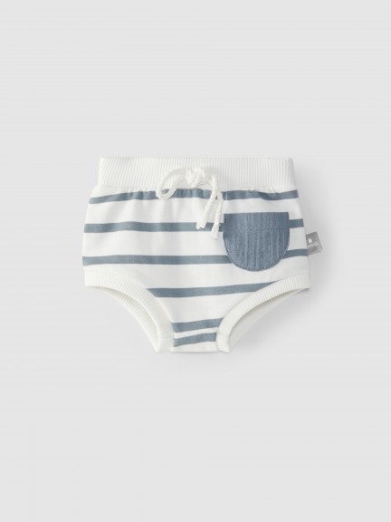 Pull-up diaper cover with stripes