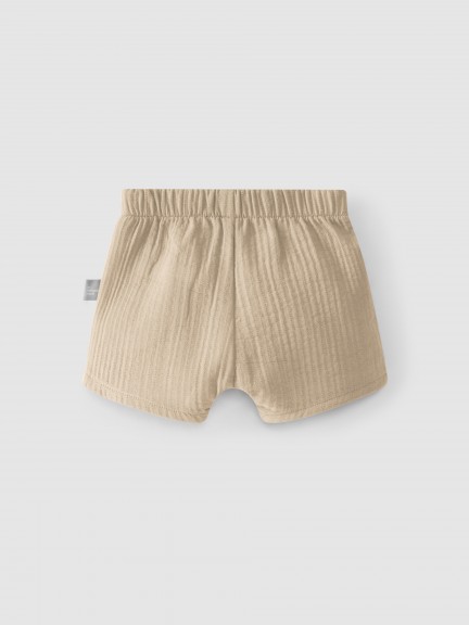 Calções lisos com bolso Calções lisos com bolso