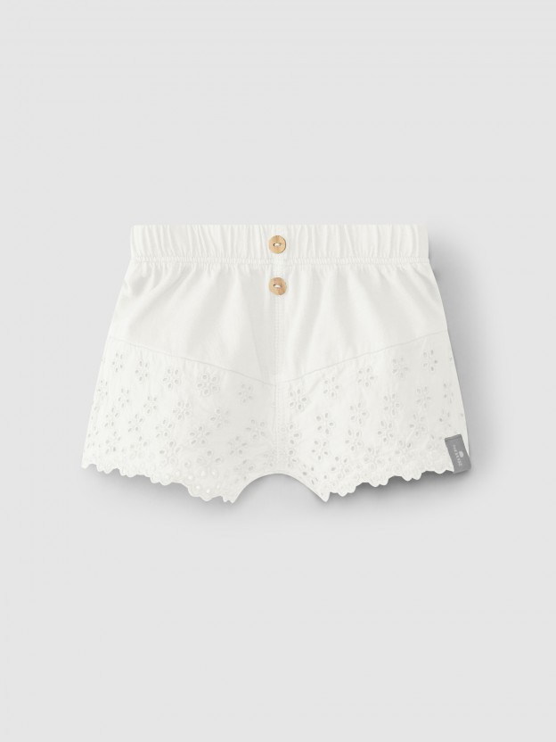 Shorts English embroidery