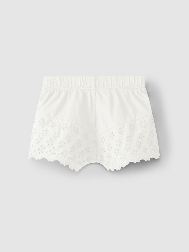 Shorts English embroidery