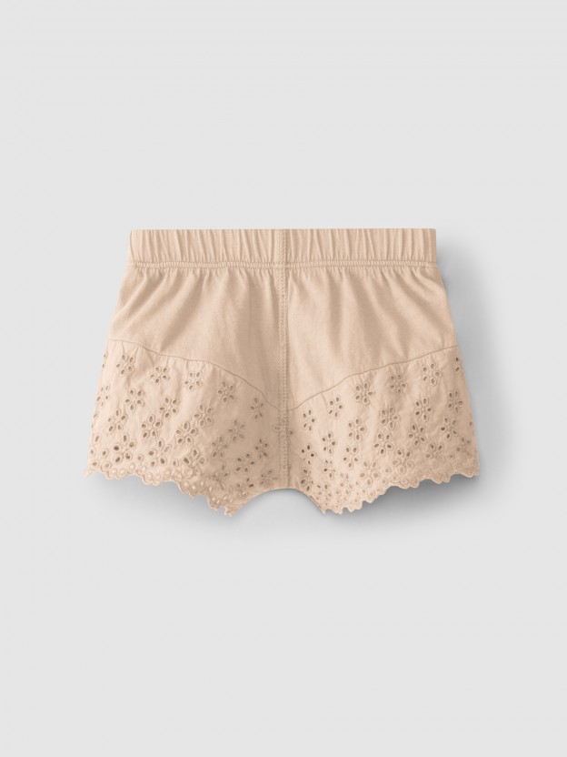 Shorts English embroidery