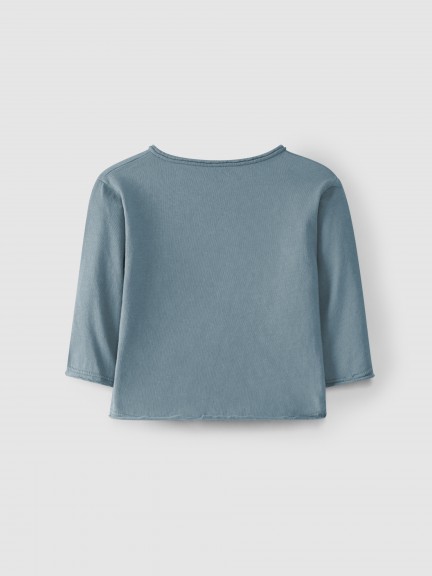 Manga larga lisa con bolsillo Manga larga lisa con bolsillo