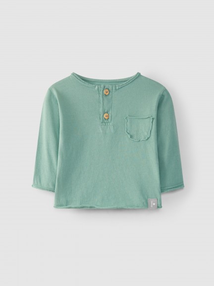 Plain longsleeve with pocket