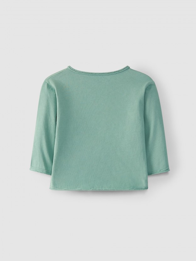 Plain longsleeve with pocket