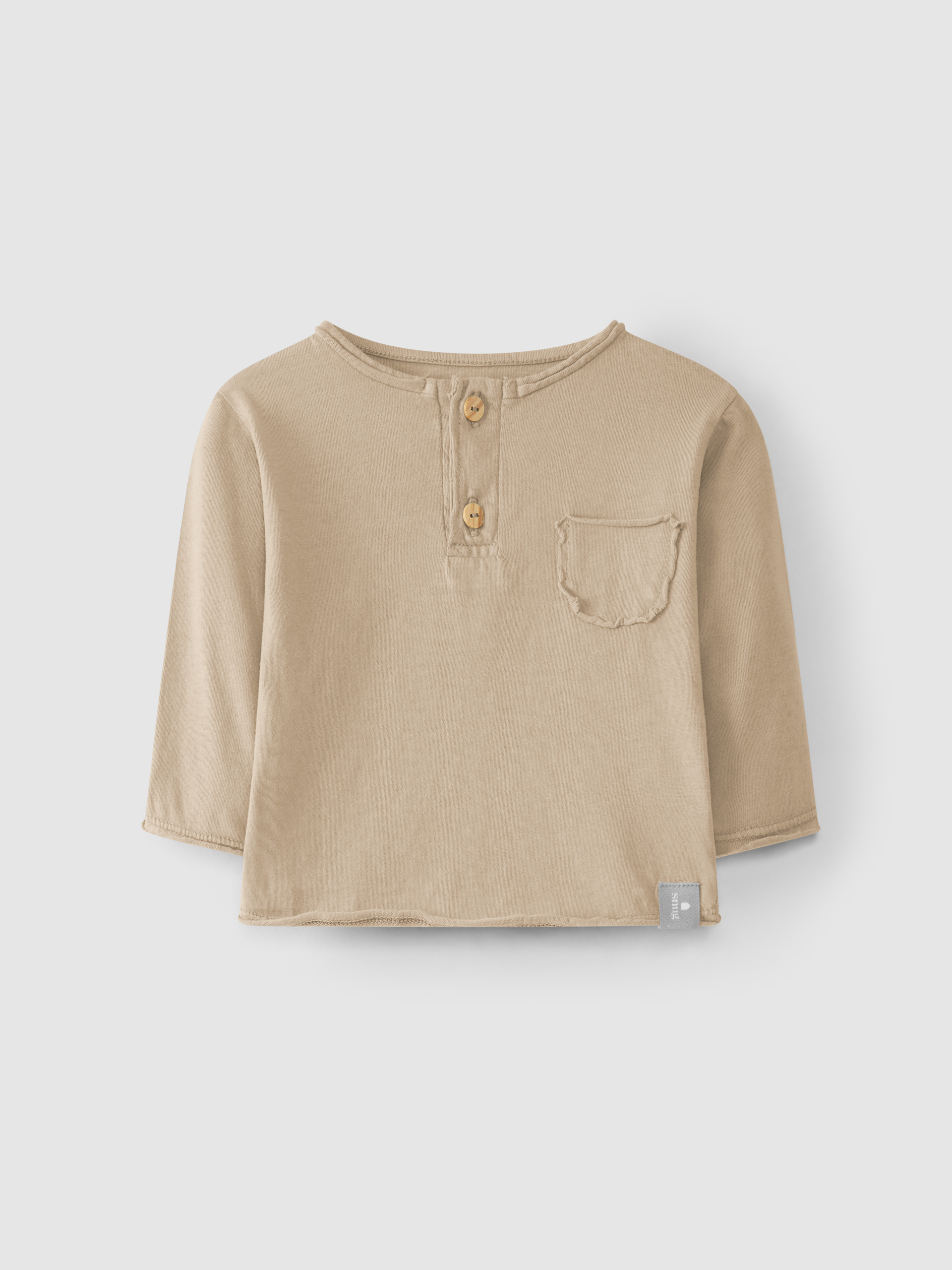 Longsleeve lisa com bolso