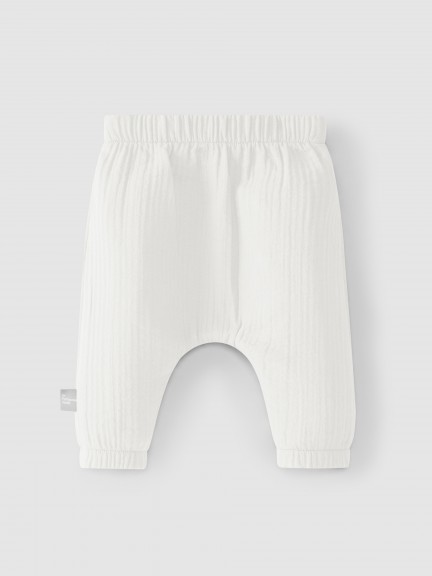 Plain pull-up pants Plain pull-up pants