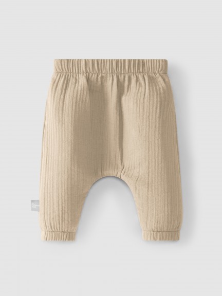 Plain pull-up pants Plain pull-up pants
