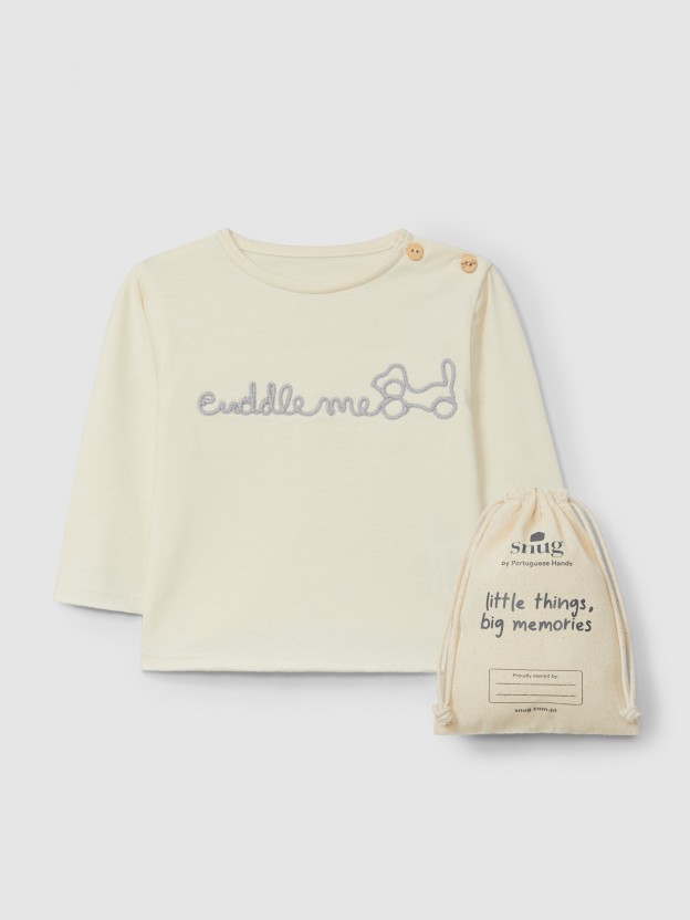 Longsleeve "Cuddle me" with gift bag