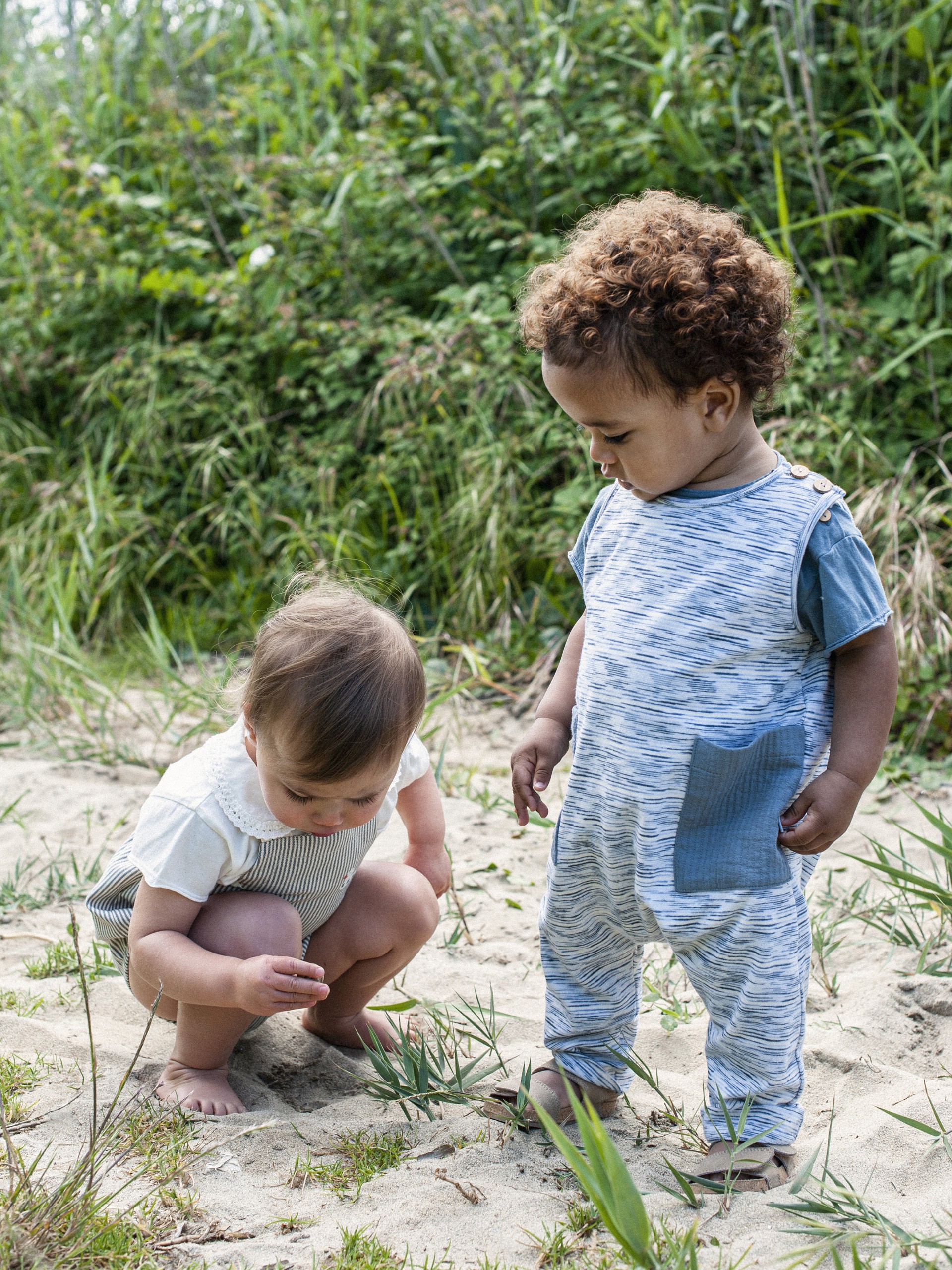 Macacão com bolsos em jersey