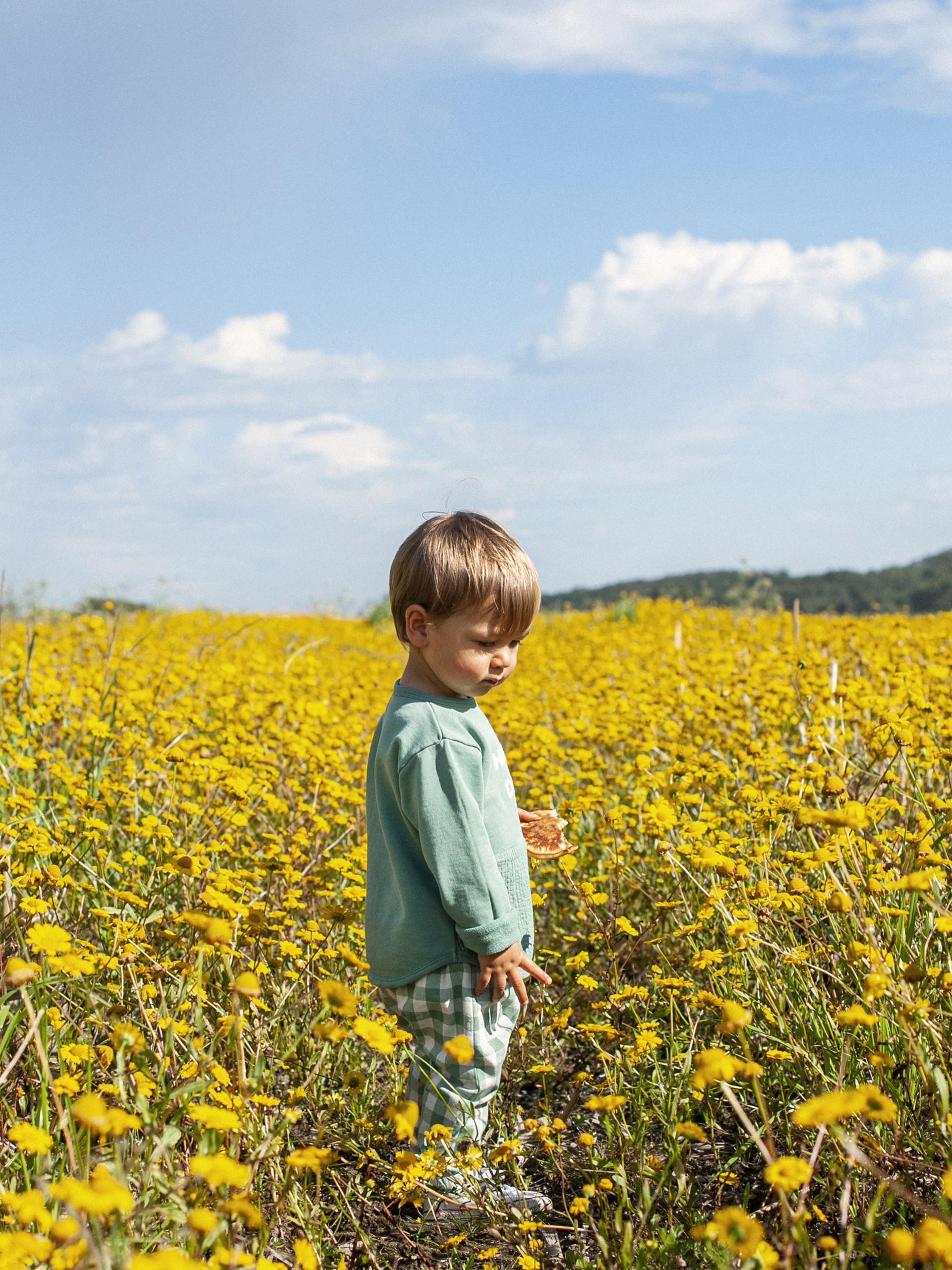Calças pull-up quadrados