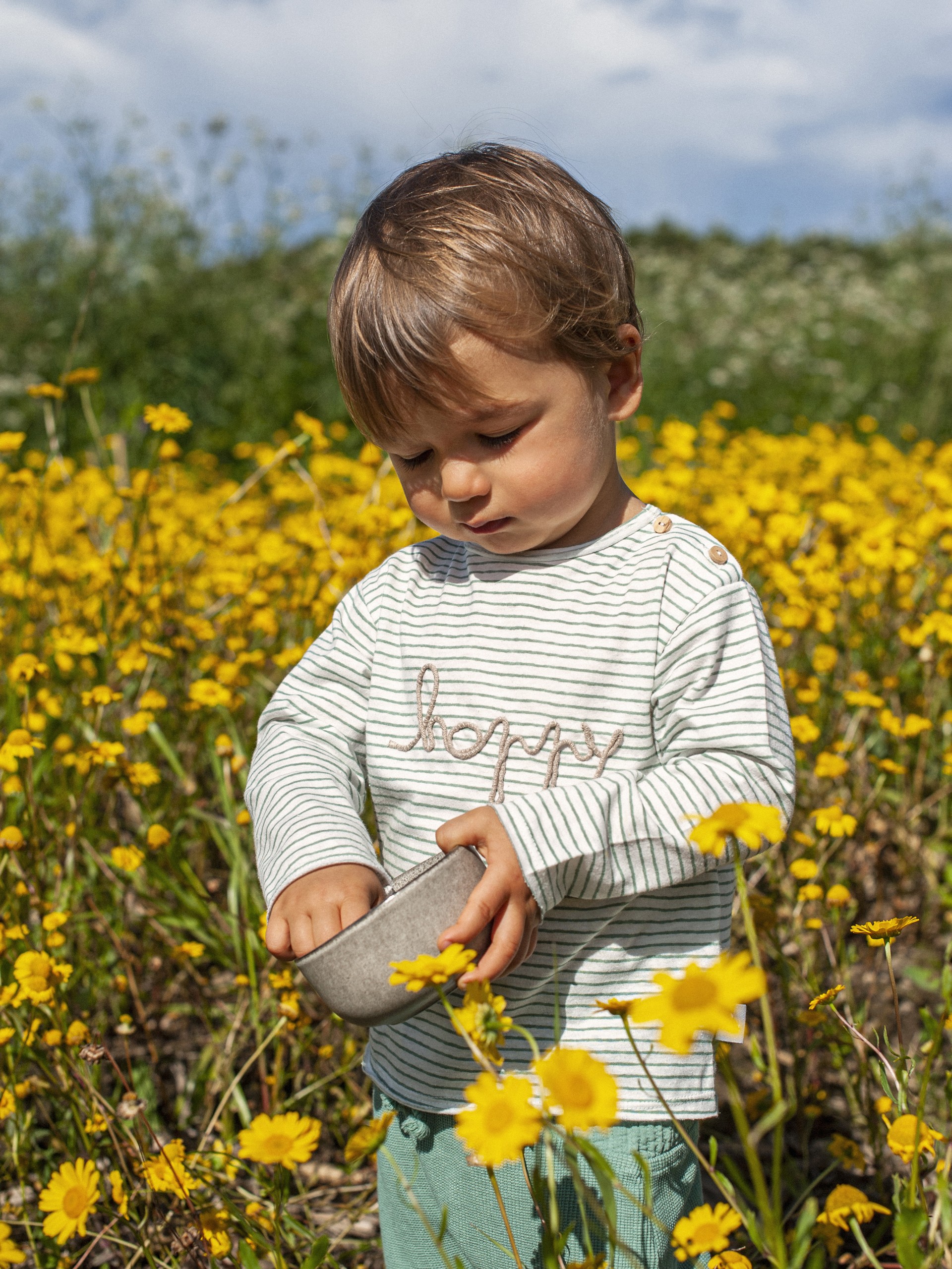 Longsleeve bordado com cordão