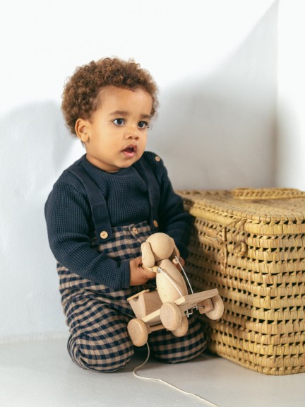 Camiseta en punto gofre Camiseta en punto gofre