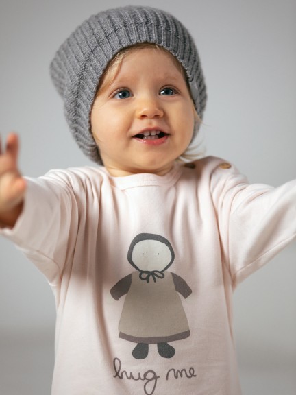 Manga larga con estampado Manga larga con estampado