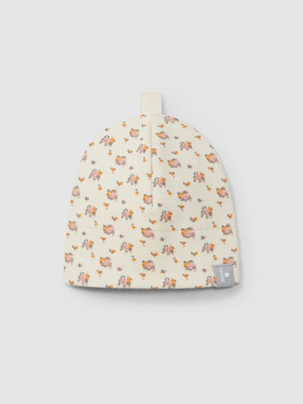 Floral beanie