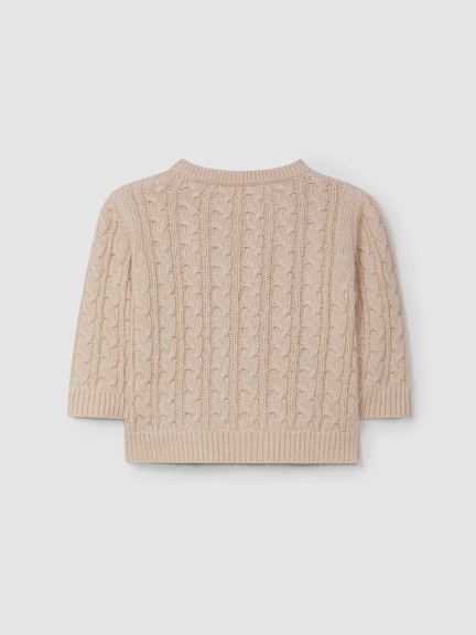 Camiseta de punto trenzada Camiseta de punto trenzada